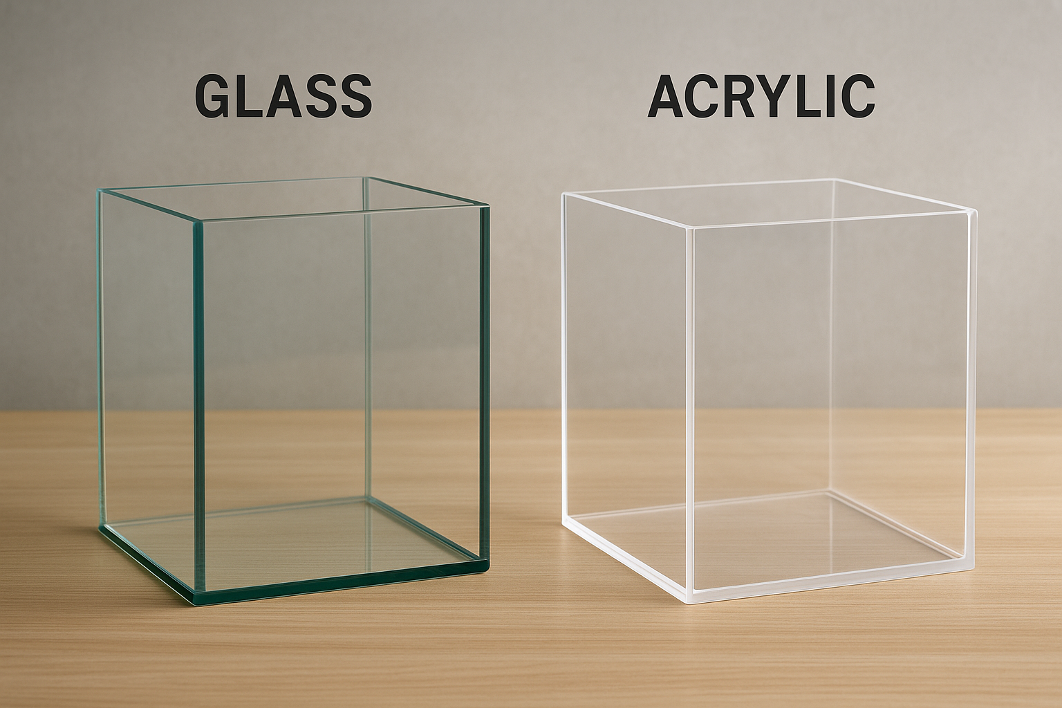 Glass or Acrylic